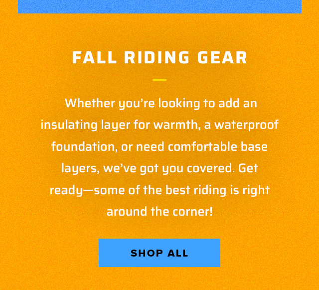 Fall Riding Gear