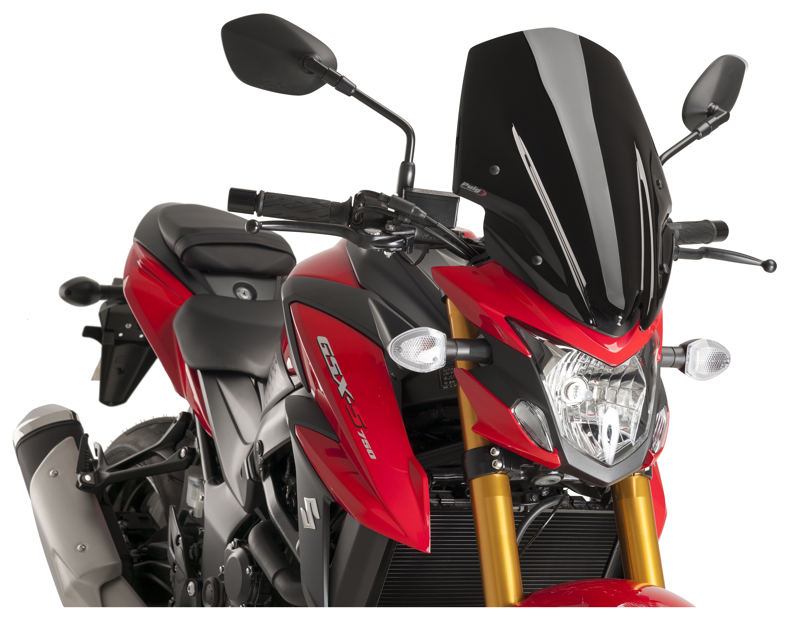 Puig Touring Naked New Generation Windscreen Suzuki GSXS 750 2017 2022 5 8 90 Off RevZilla