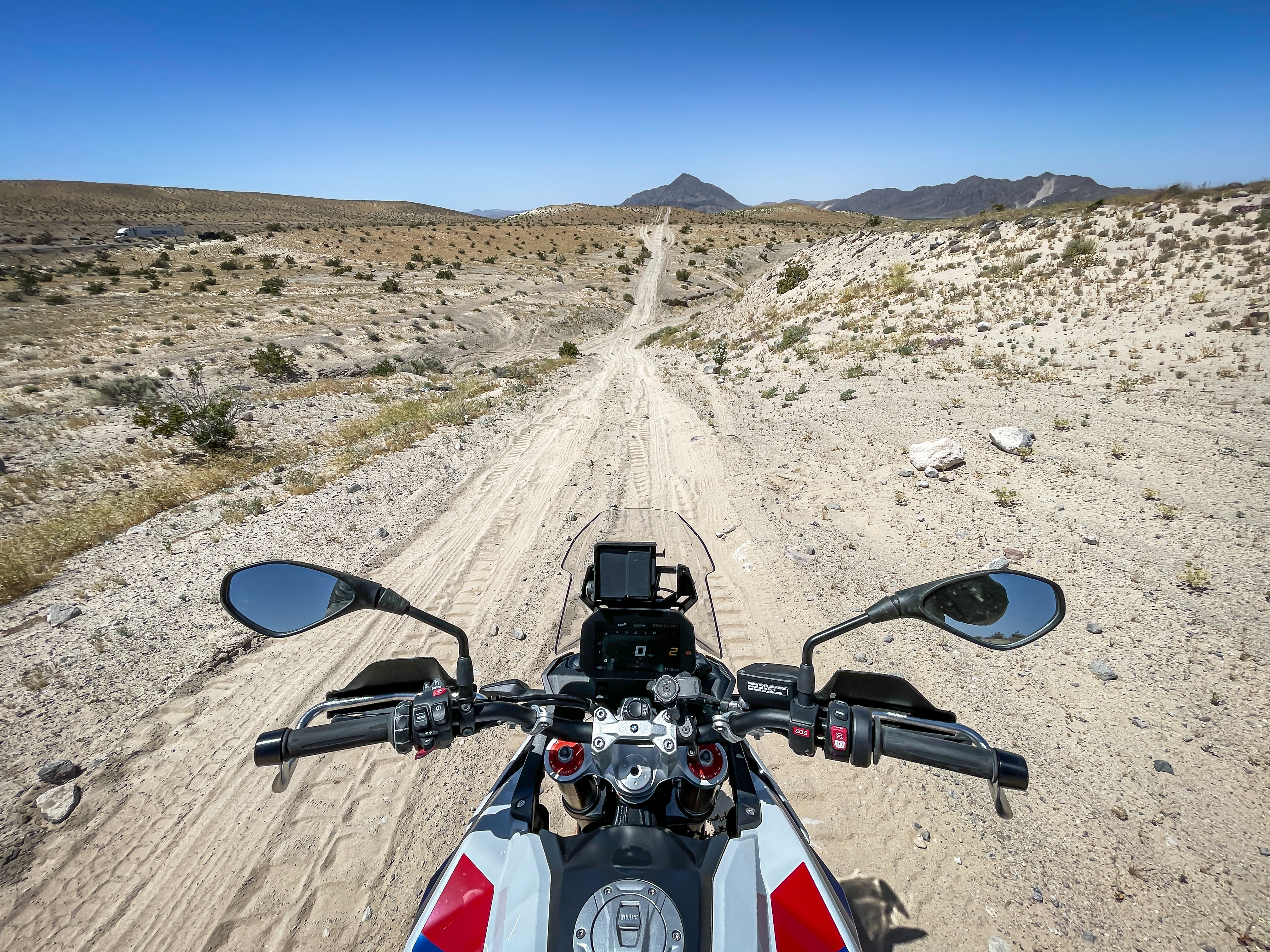 Deep Sand Washes of the Mojave Desert on a BMW F 900 GS