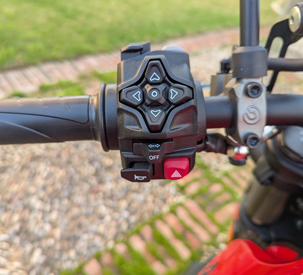 lefthand switchgear on the Monster