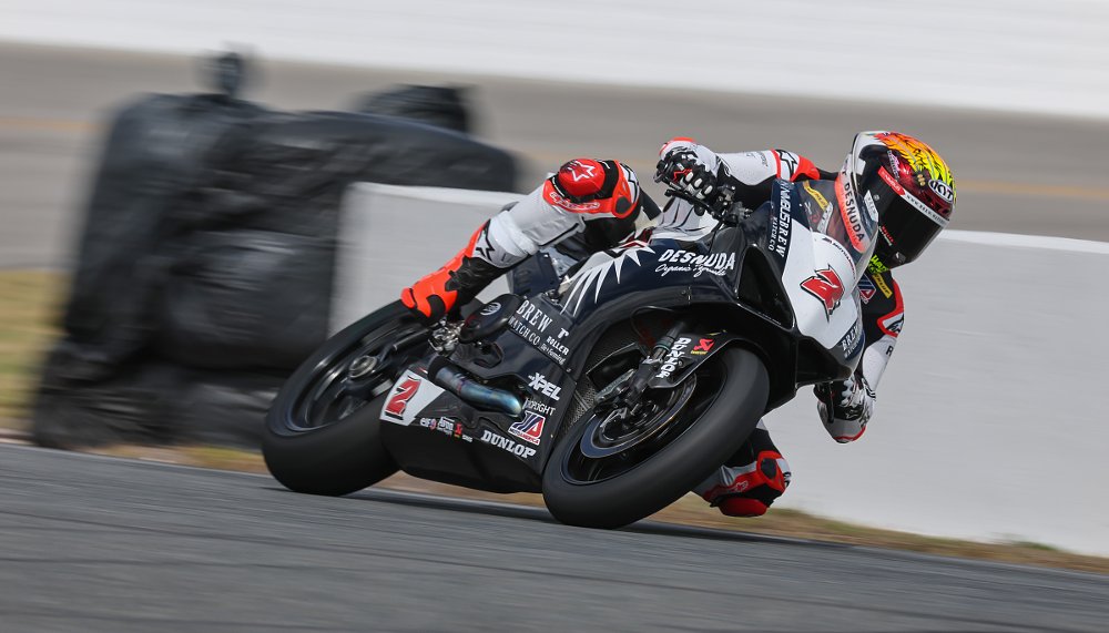 Josh Herrin racing in the Daytona 200