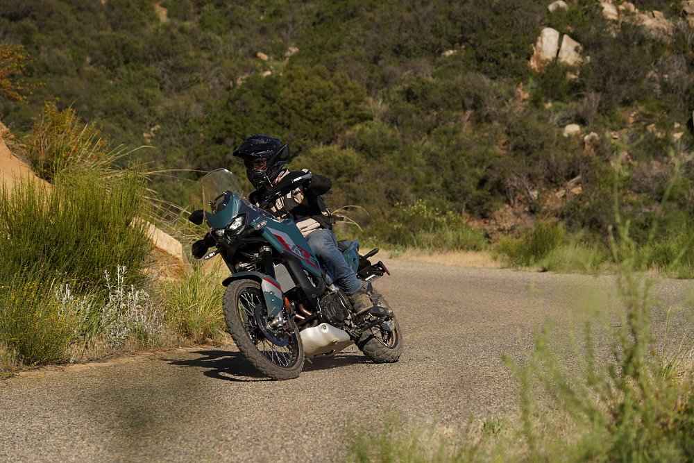 2026 KLE500 cornering