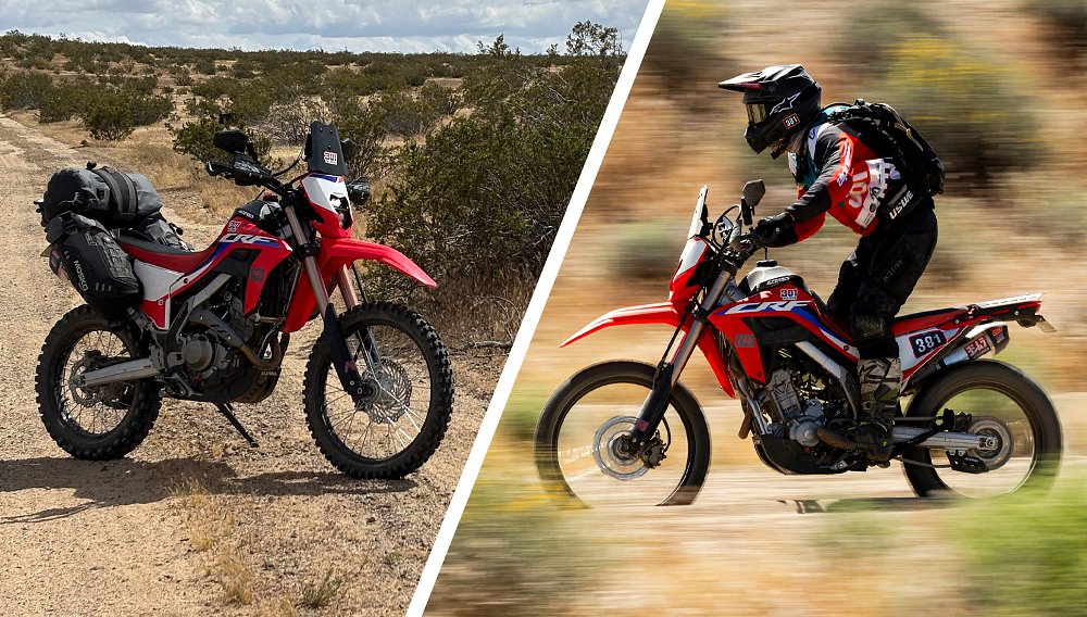 Riding to and racing in the Biltwell 100 on a CRF300L