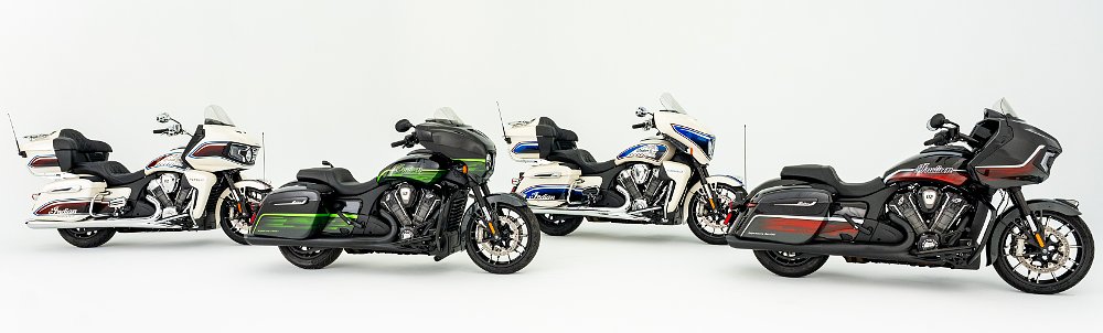 studio photo of the four Signature Series models
