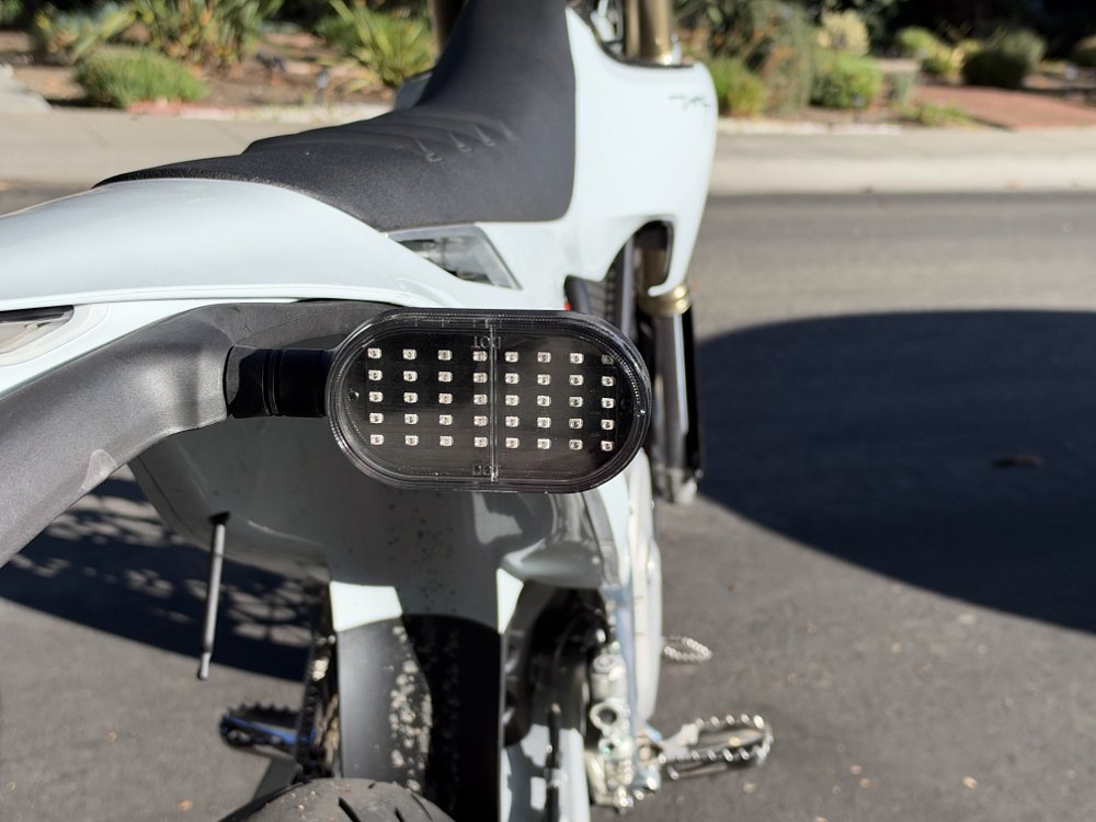 2026 Stark VARG SM blinker detail.