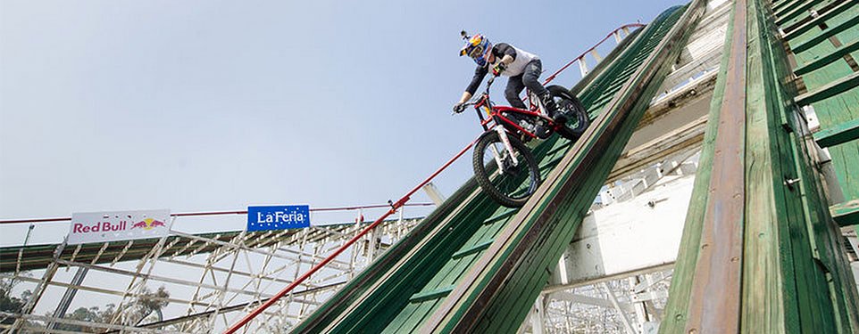 Video: Red Bull, a trials bike, and a roller coaster