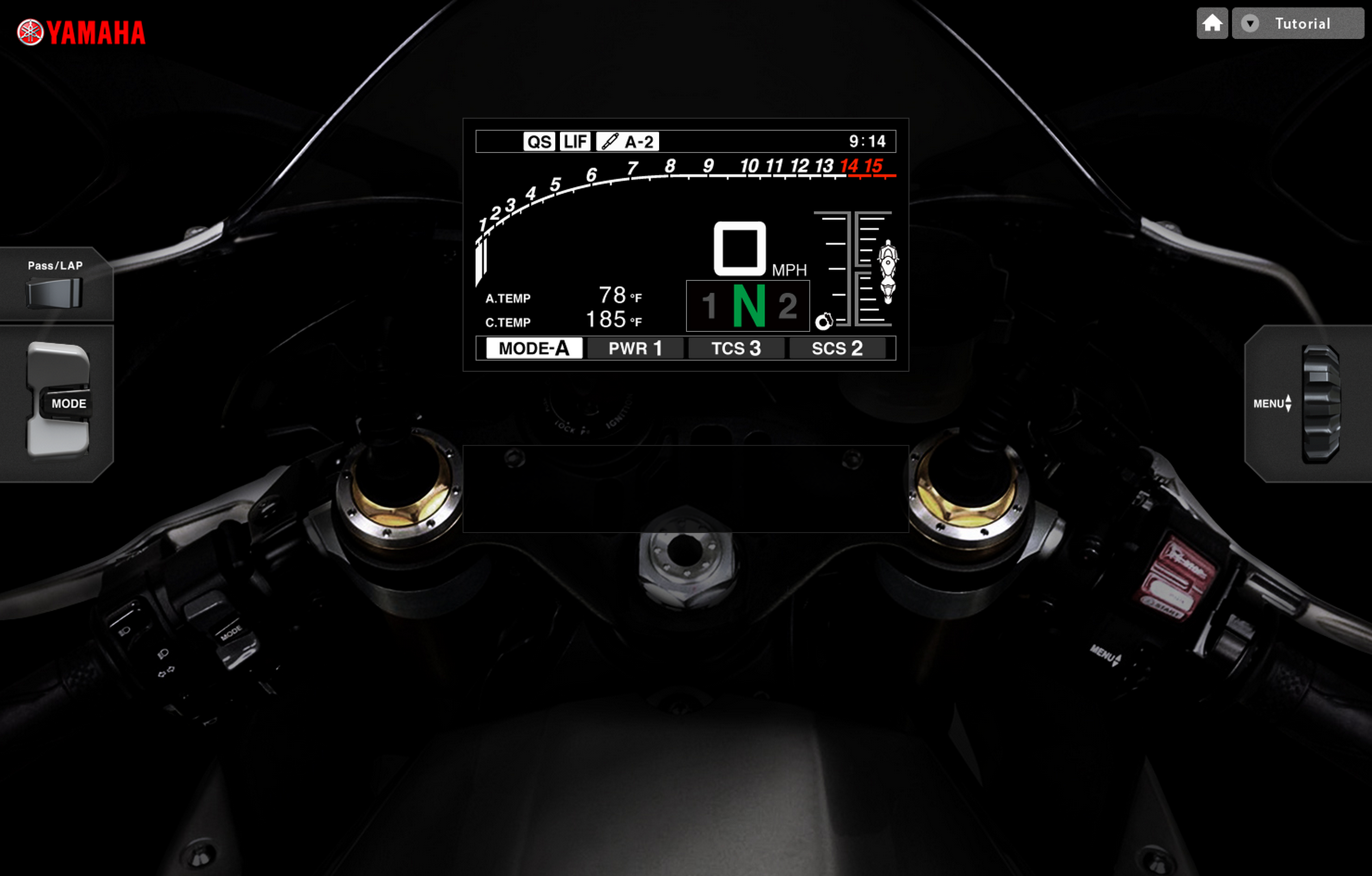3019 yamaha r1 tft display manufacturer