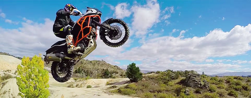 Video: Chris Birch riding an 1190 like a dirt bike