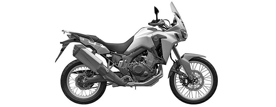 A full view of the 2016 Honda Africa Twin