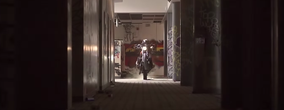 Video: Urban exploration meets motorcycle tag