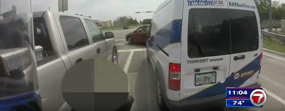 Video: How not to handle road rage