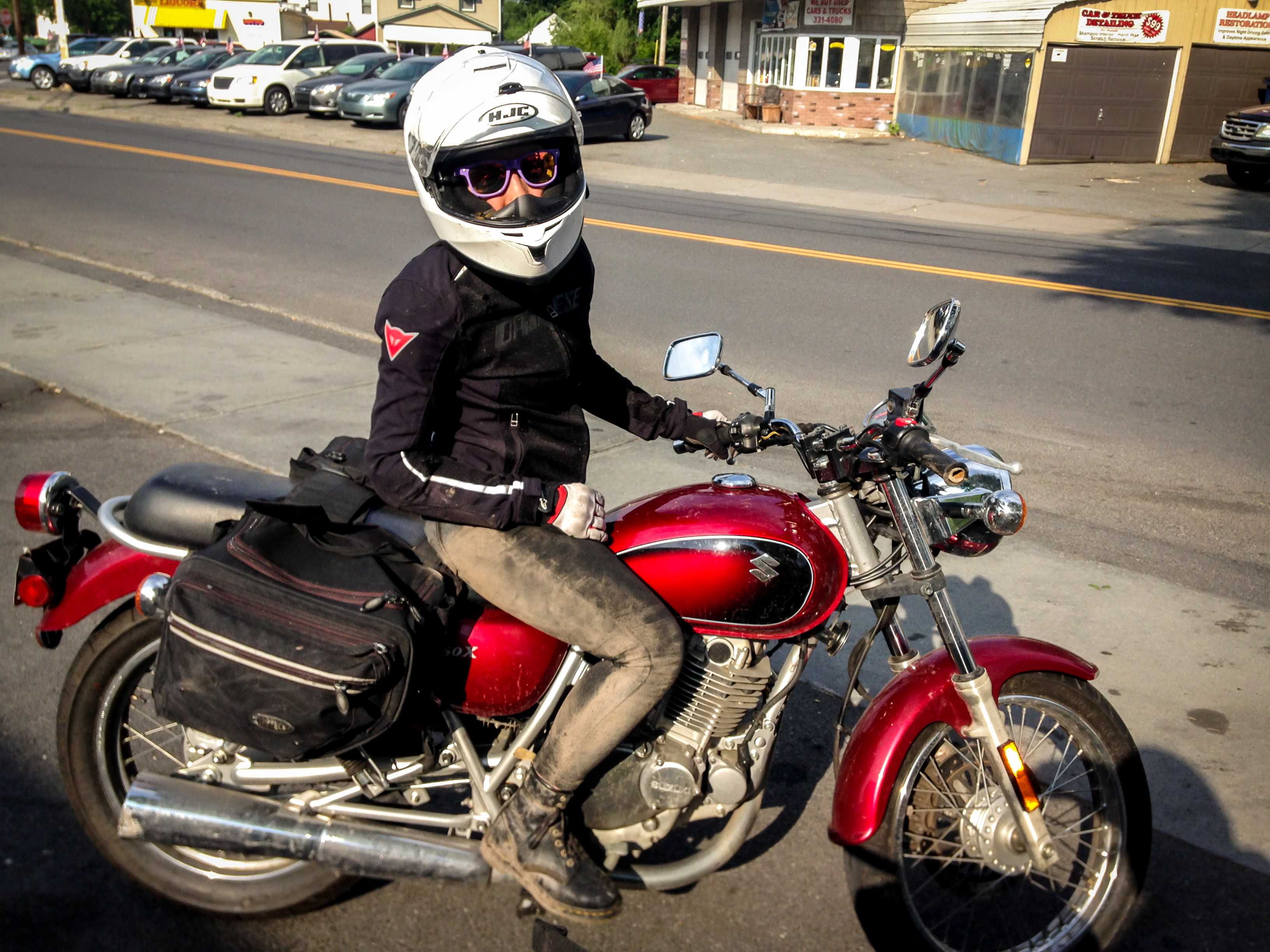 suzuki tu250x luggage rack