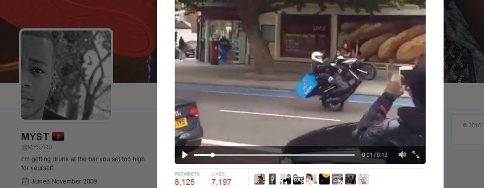 Video: Domino's not happy with wheelie fast delivery