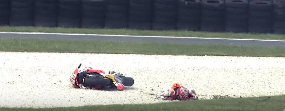 Should you cheer a motorcycle crash?