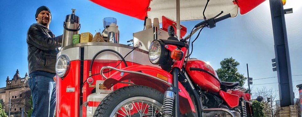 MotoKofe: A Ural-powered mobile espresso maker