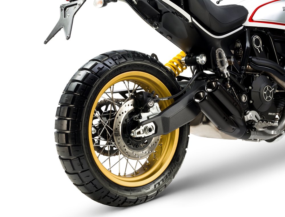 2017 Ducati Scrambler Desert Sled Pirelli Scorpion tires