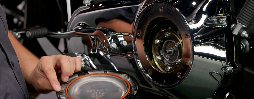 How to adjust a motorcycle clutch on a Harley Big Twin