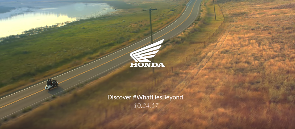 Honda issues a press release about a video about a motorcycle