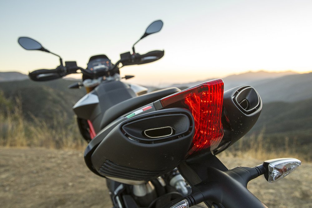 2018 Aprilia Dorsoduro tail section