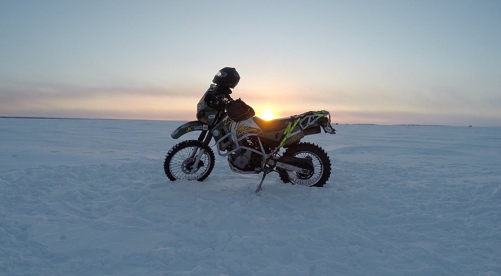 Ice road adventurer: Riding Canada's far north in winter