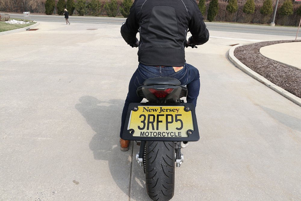 Preventing motorcycle crimes... with larger license plates?