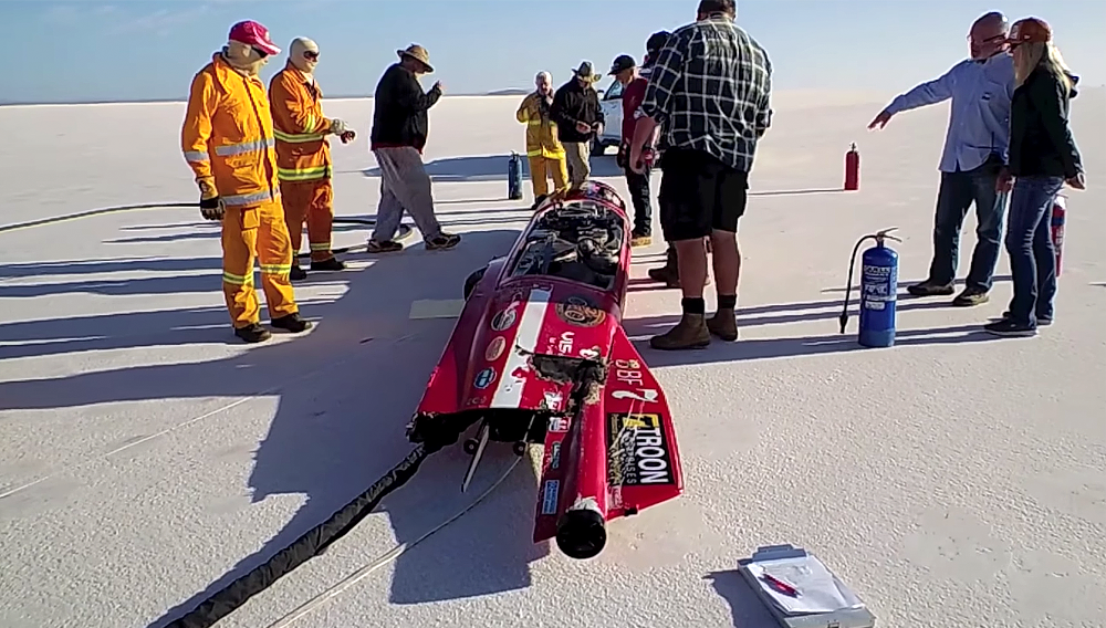 Video: Valerie Thompson survives 343 mph crash in world record attempt