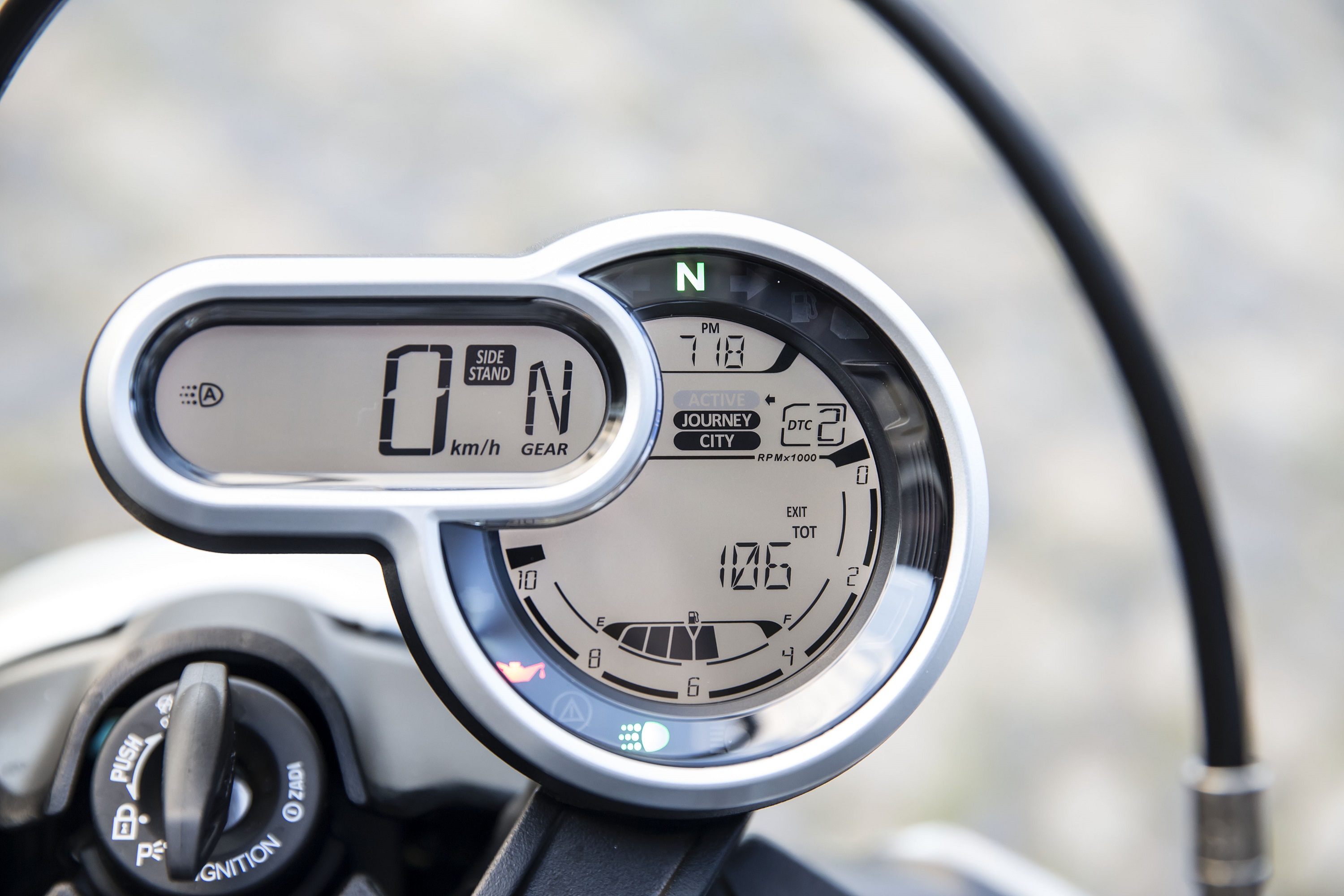 ducati scrambler fuel gauge