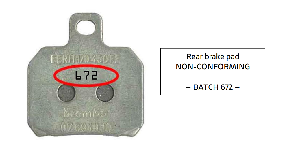 Brembo brake pad