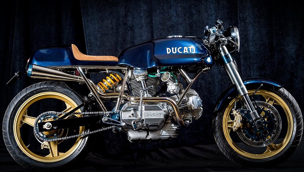 A handbuilt frame and an interesting bevel-drive Ducati engine make for an exquisite custom