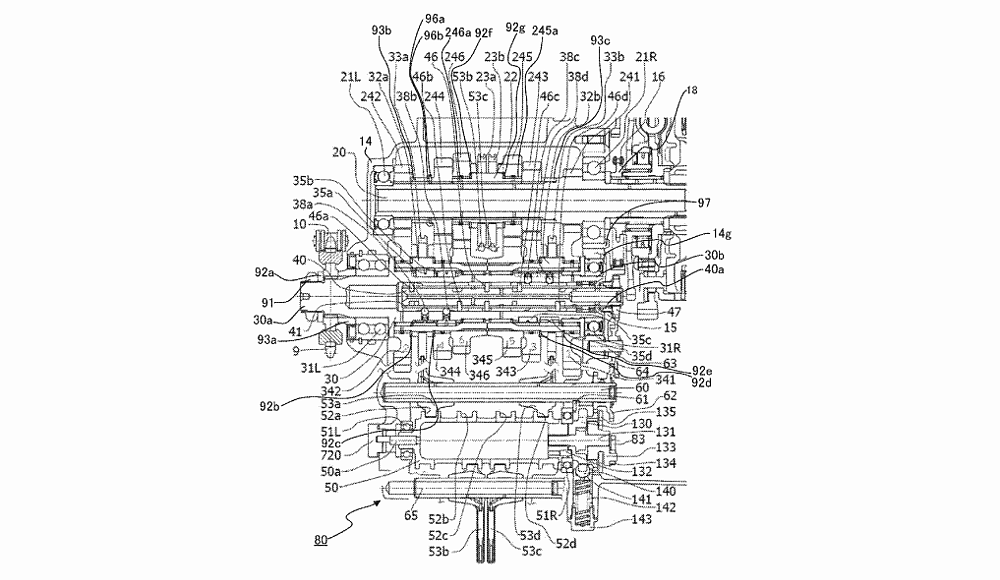 Yamaha seamless transmission patent