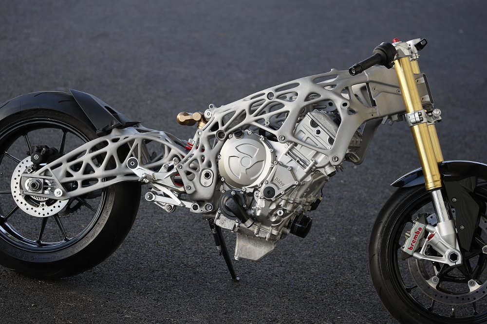 3D printed BMW motorcycle frame