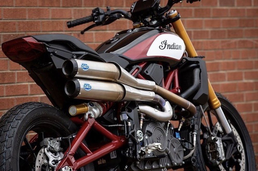 S&S exhaust for the FTR1200