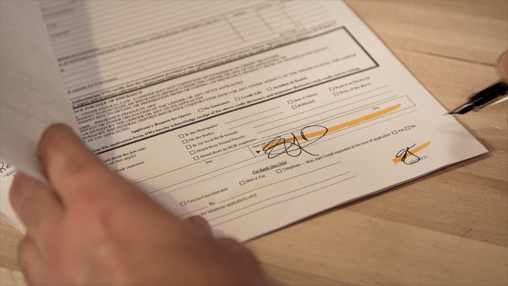 Loan paperwork