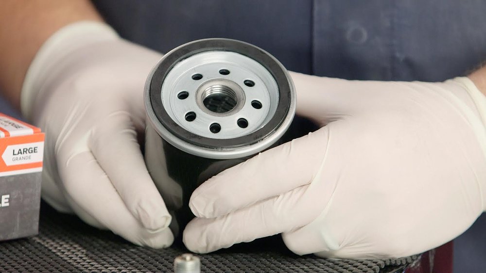 Oil filter change