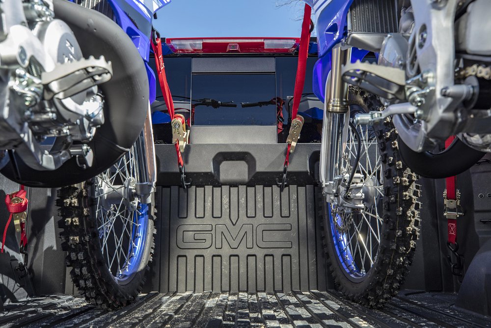 GMC makes a carbon fiber truck bed for riders