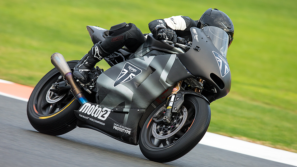 Triumph Moto2 bike