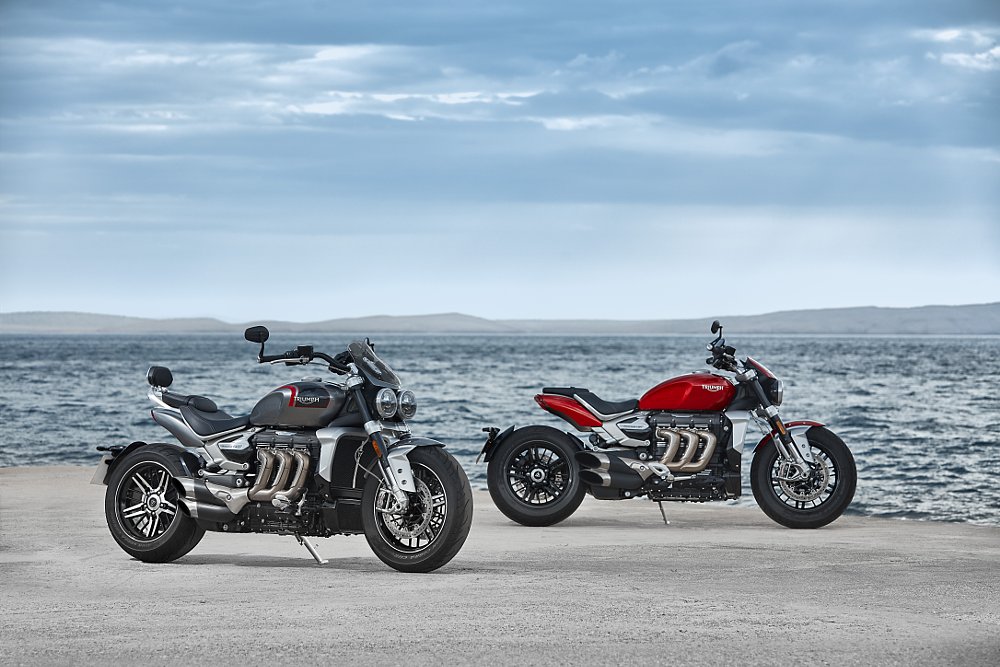 Triumph Rocket 3 R and 3 GT
