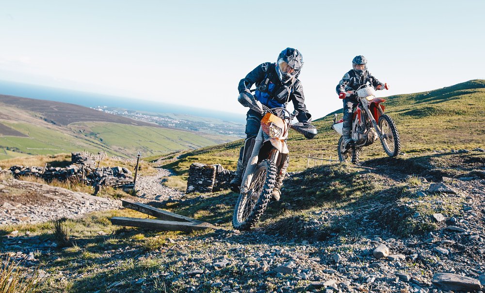 off-road riding on the Isle of Man