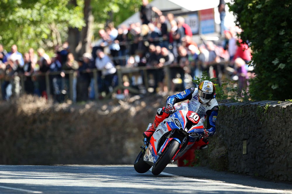 Peter Hickman at the Isle of Man TT