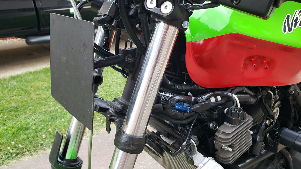 front number plate