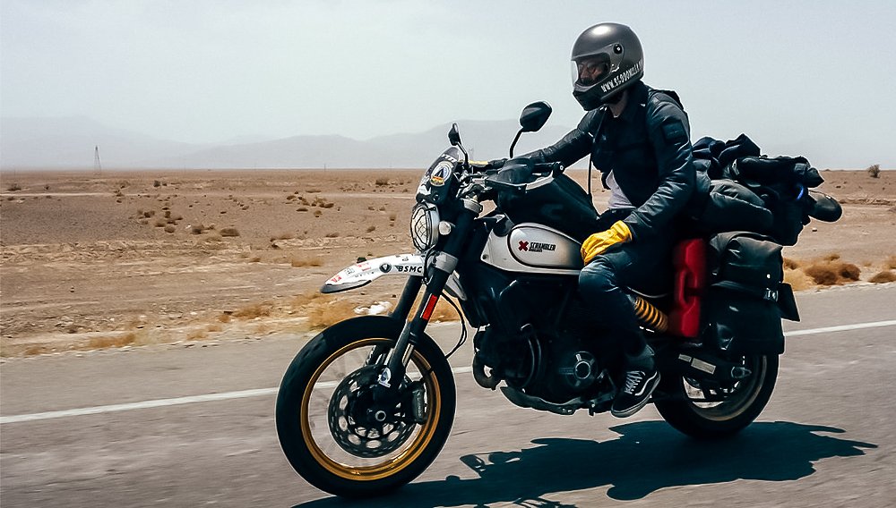 Somebody just stole the most thrashed Ducati Scrambler on the planet