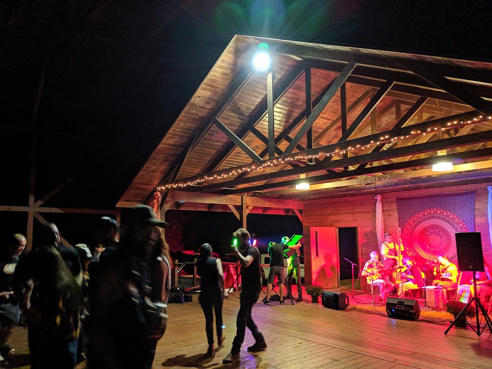 nighttime entertainment at the Blue Ridge Stake Out