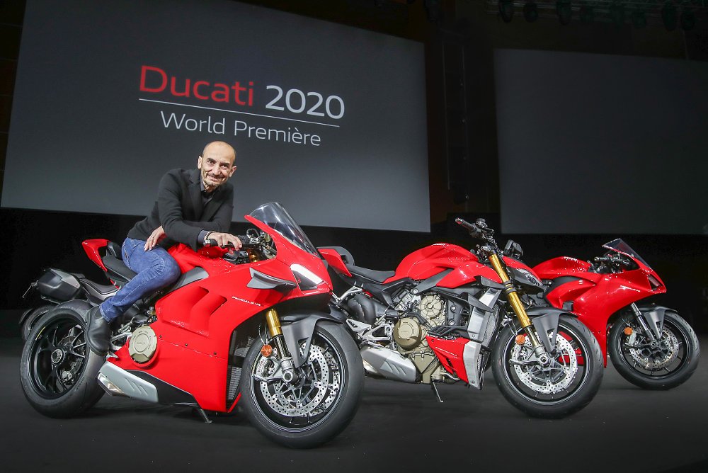 Claudio Domenicali at Ducati World Premiere event