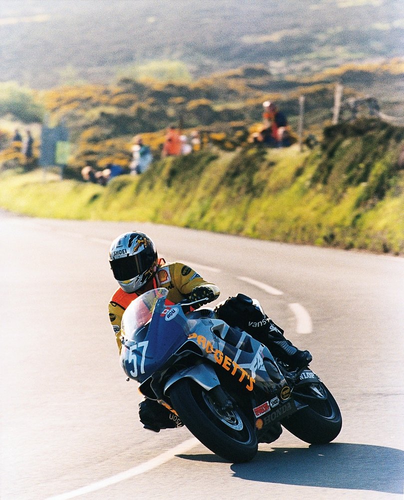 Mark at the Isle of Man TT