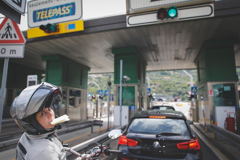 stopping for another toll booth