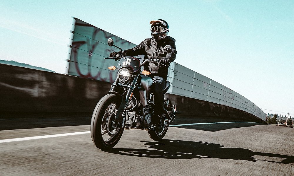 2020 Indian FTR Rally on the road