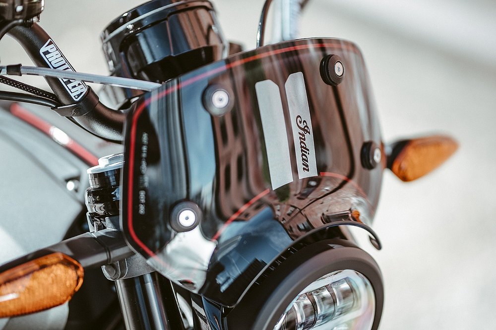 2020 Indian FTR Rally windscreen