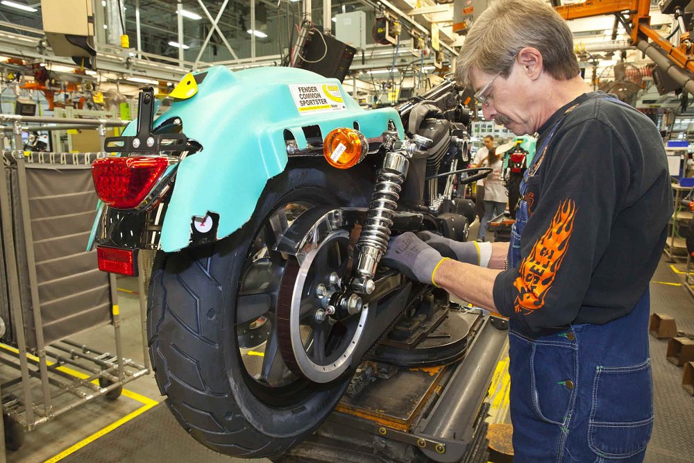 Harley-Davidson manufacturing plant