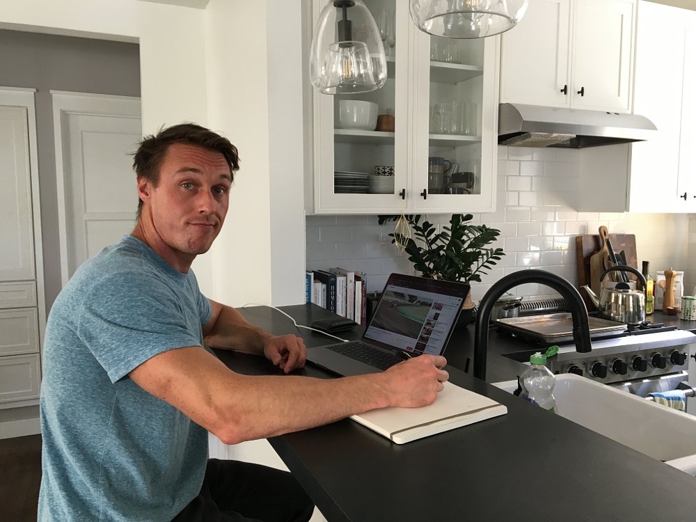 Ari Henning at home, at work