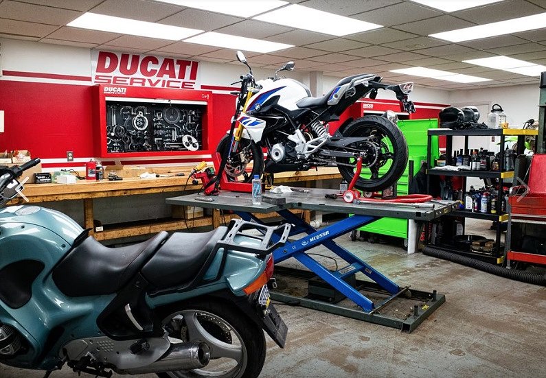 service department at Montgomeryville Cycle